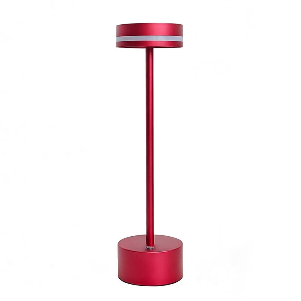 Cordless Rechargeable LED Table Lamp Touch Control 3 Color Temperatures Dimmable Bedside Lamp